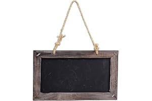 Park Hill 10.5" x 6.25" Wood Framed Double-Sided Hanging Chalkboard Sign