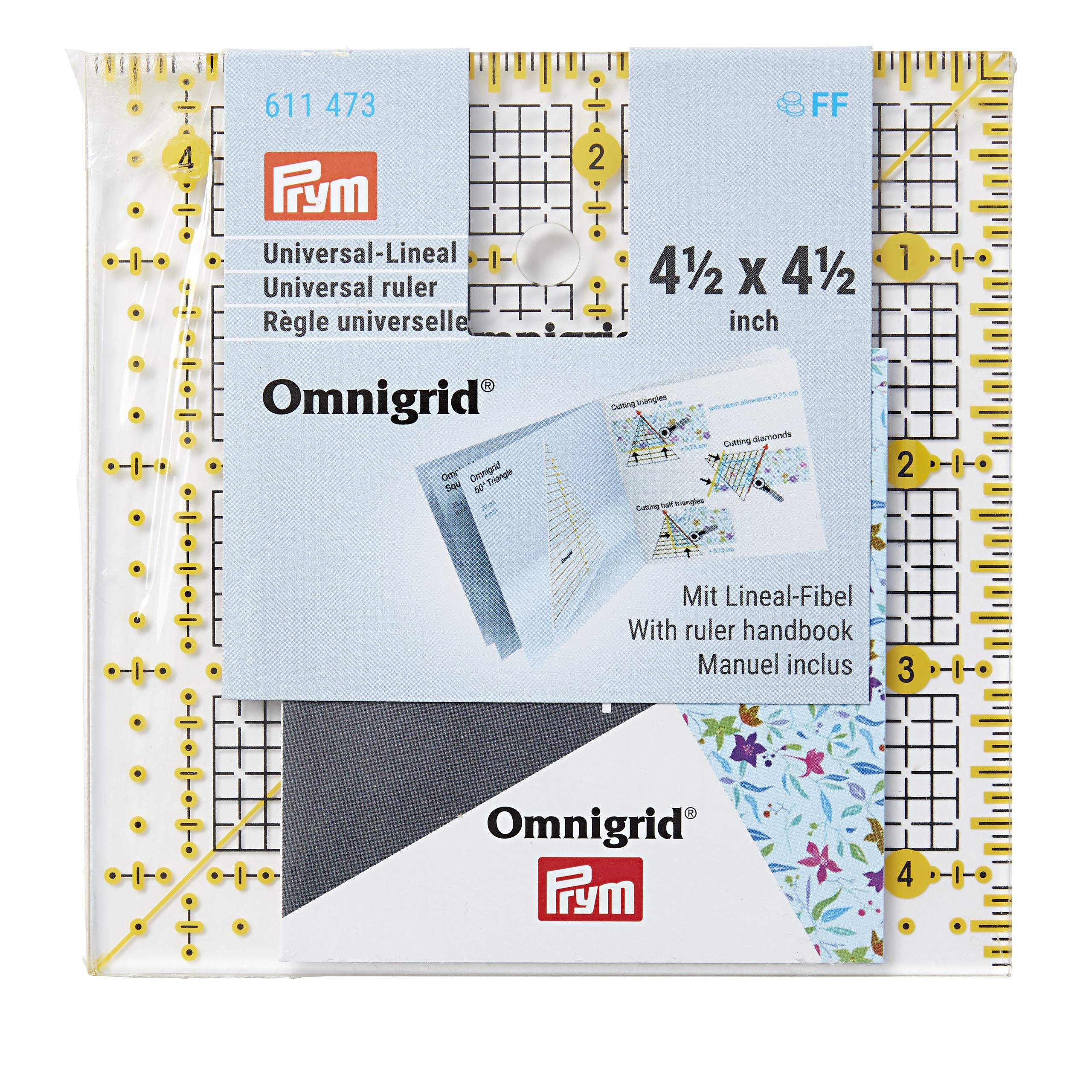 Prym - Omnigrid Universal (4.5 x 4.5 Inch) Ruler - 1 Unit
