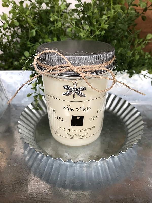 New Mexico State Candle Soy Wax Candle 8 oz With Gift