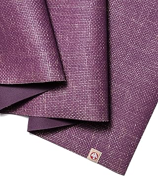 Manduka Terra Yoga Mat 4mm Thick, Non-Slip, Organic Jute, Non-Toxic - 68 Inch Long. Made with Dense Cushioning for Stability and Support, Sustainable ...