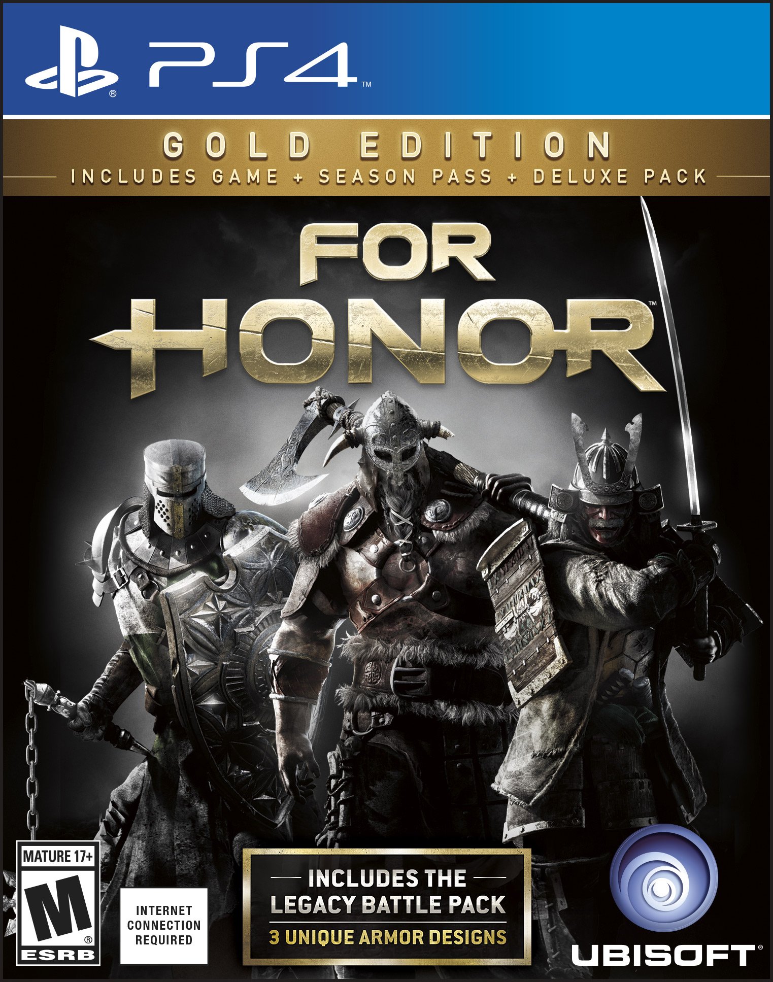 For Honor: Gold Edition (Includes Extra Content + Season Pass subscription) - PlayStation 4