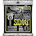 Ernie Ball Regular Slinky Coated Titanium Electric Guitar Strings, 10-46 Gauge (P03121)