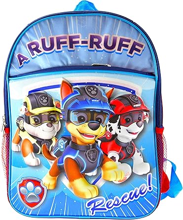 paw patrol mesh backpack