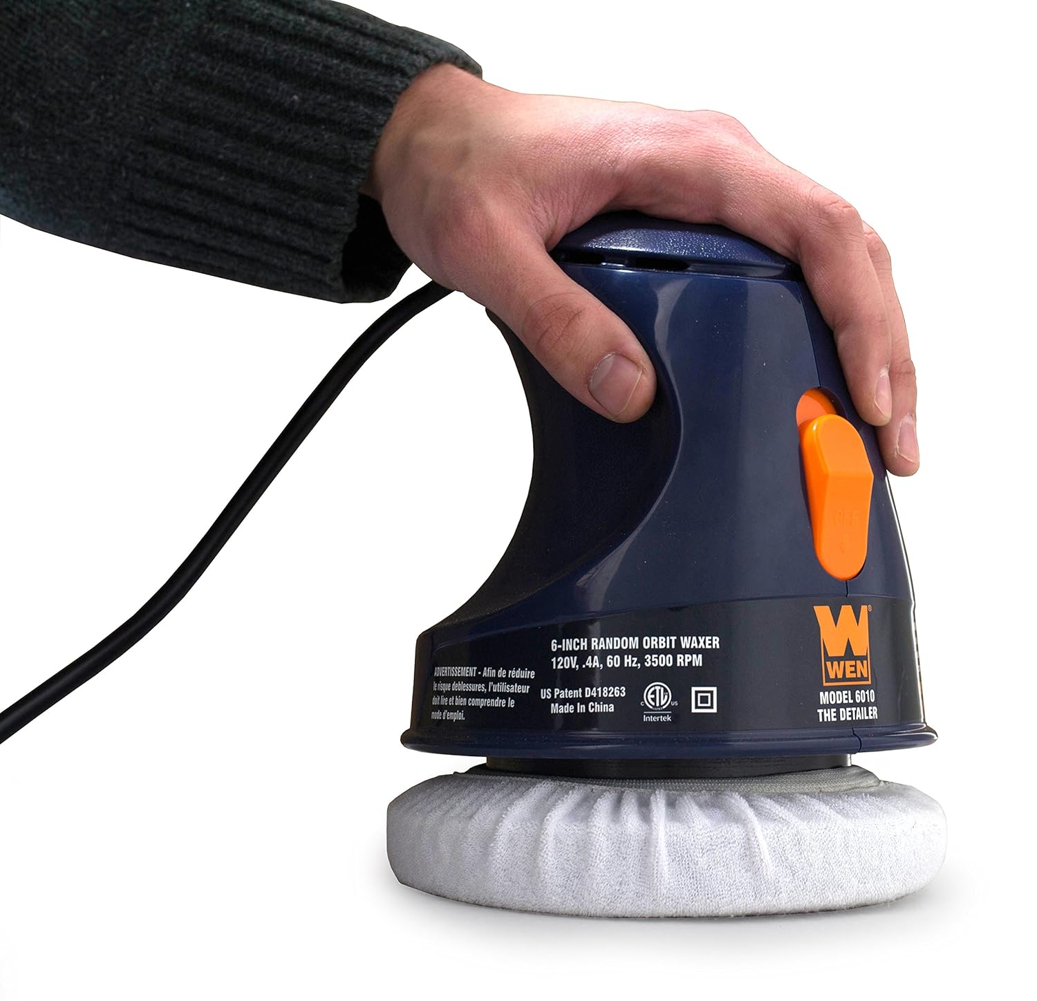 Car Small Buffer Polisher Waxer High Speed Auto Orbital Hand Held Palm
