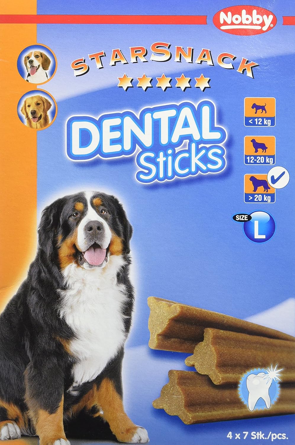 Nobby Starsnack "Dental Sticks" big, 28 hours, 840 g, 28 count (Pack of 1)