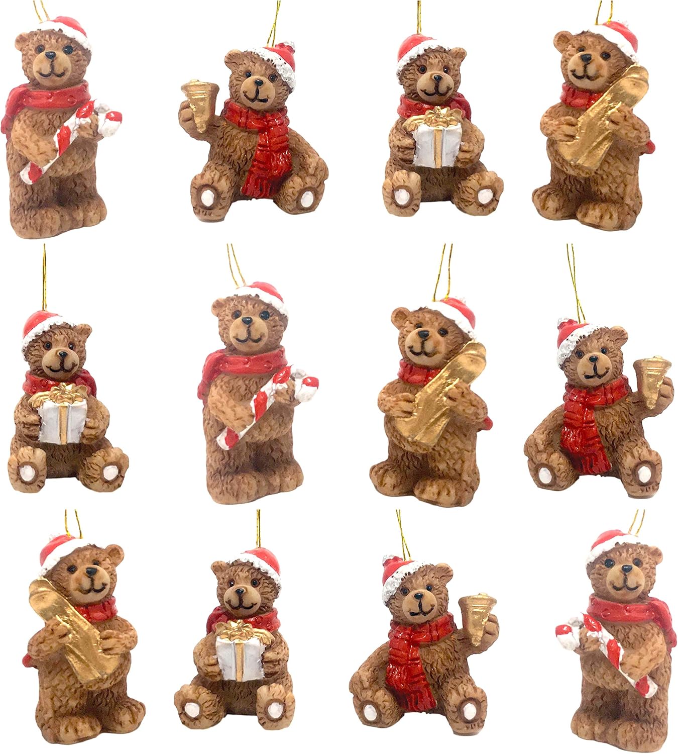 miniature teddy bear figurines