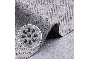 Rug Backing Non-Slip, Riiai Backing Fabric 72x157 Inch, Tufting Cloth Tufting Fabric for Tufting Carpets Rug Tufting Gun Cushion Punch Needle,Upgrade Thickened, Easy to Trim,Plum Blossom Pattern