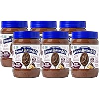 Peanut Butter & Co. Dark Chocolatey Dreams Peanut Butter, Non-GMO Project Verified, Gluten Free, Vegan, 16 Ounce (Pack of 6)