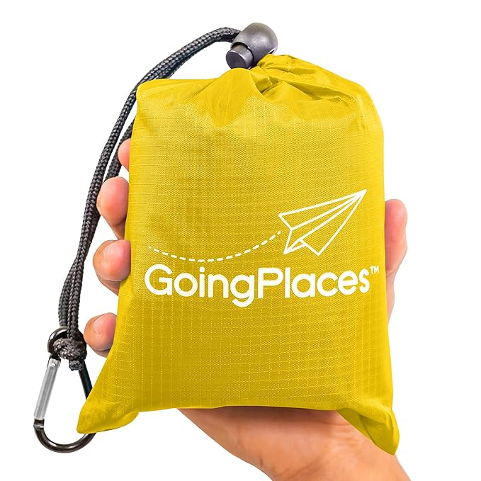 Going Places Compact Packable Outdoor Beach Blanket Extra Large 55" x