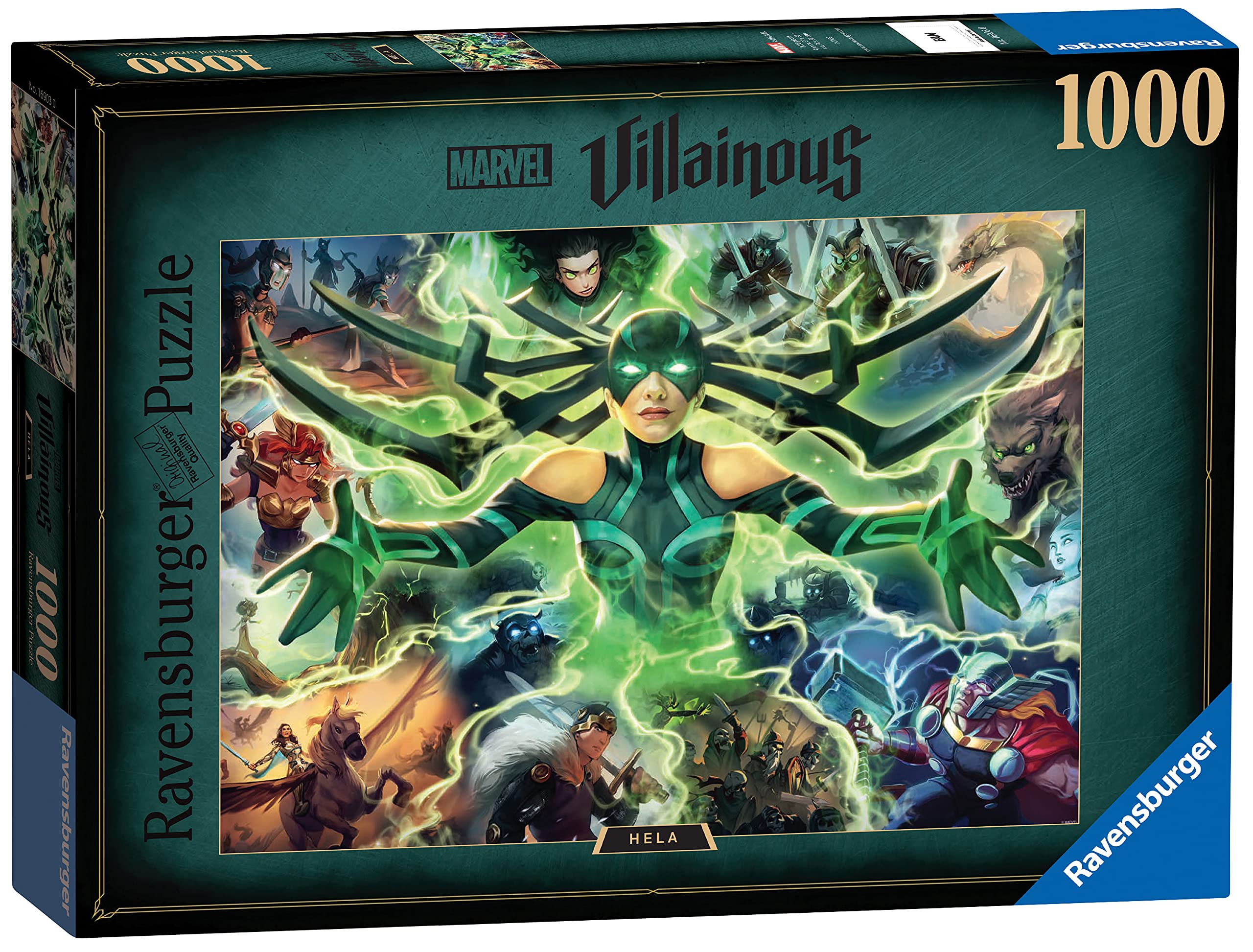 Ravensburger Marvel Villainous Hela 1000 Piece Jigsaw Puzzles for Adults & Kids Age 12 Years Up,