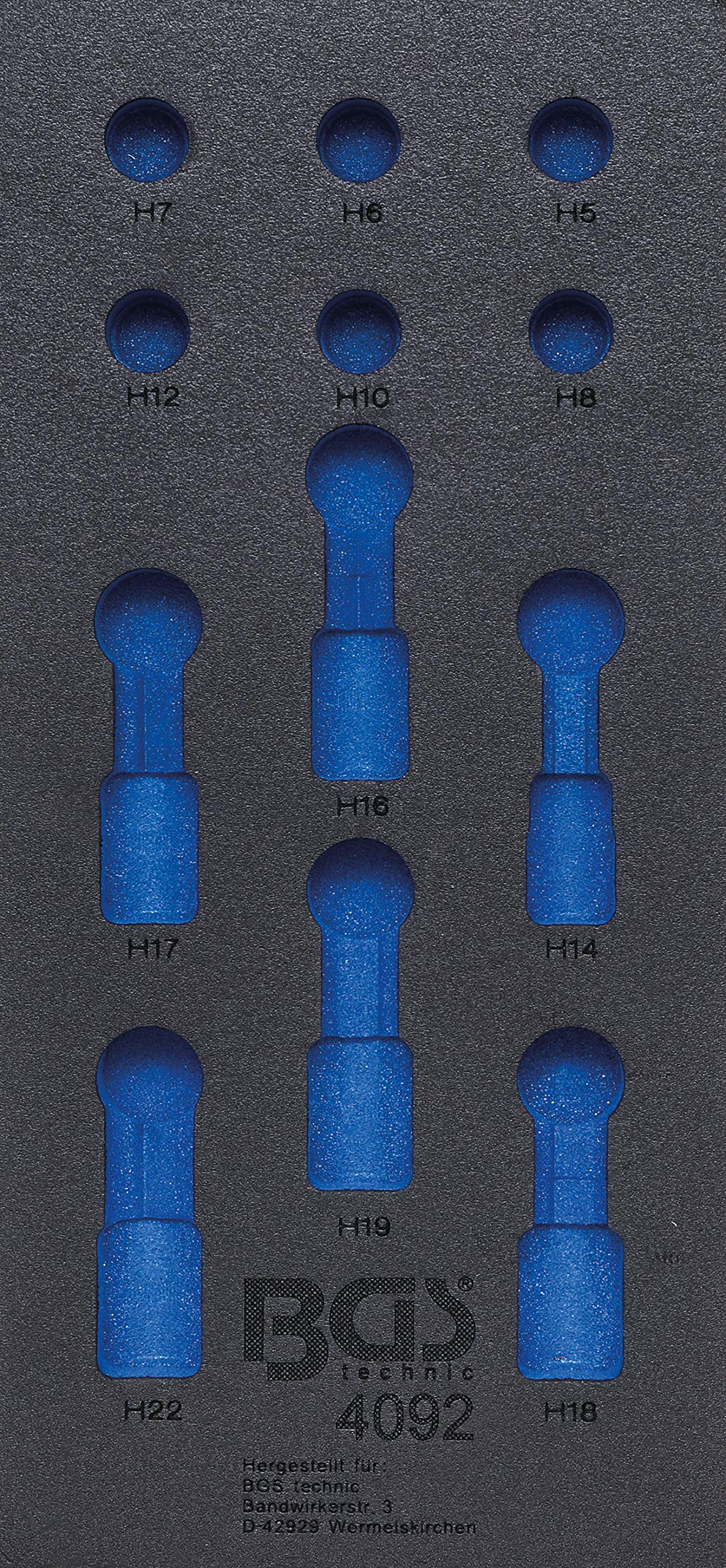 BGS 4092-1 | Tool Tray 1/3, empty | for BGS 4092