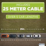 Status 4 Socket Cable Reel 25m Green 13A Outdoor Extension Lead view 4