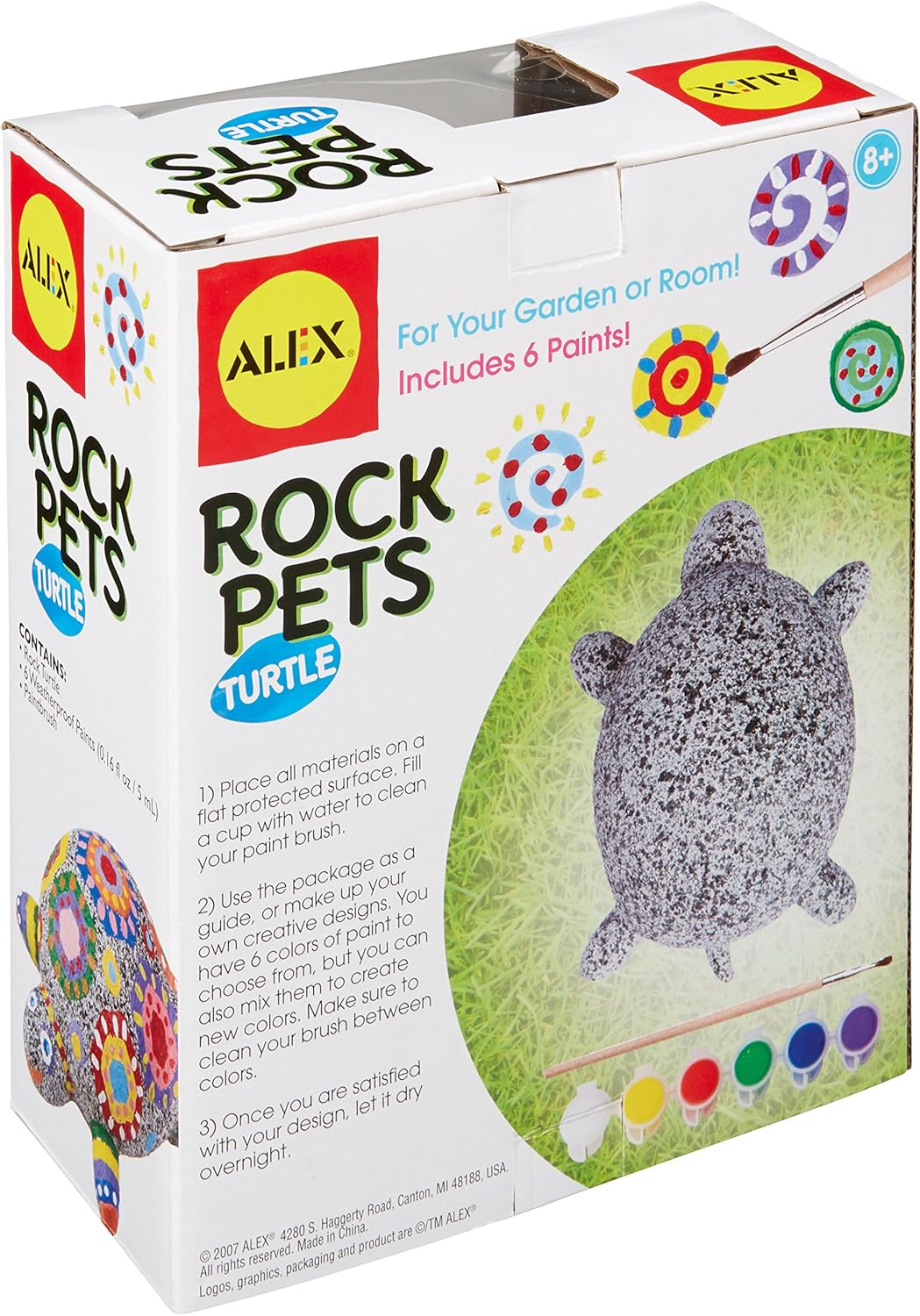 alex toys craft rock pets turtle