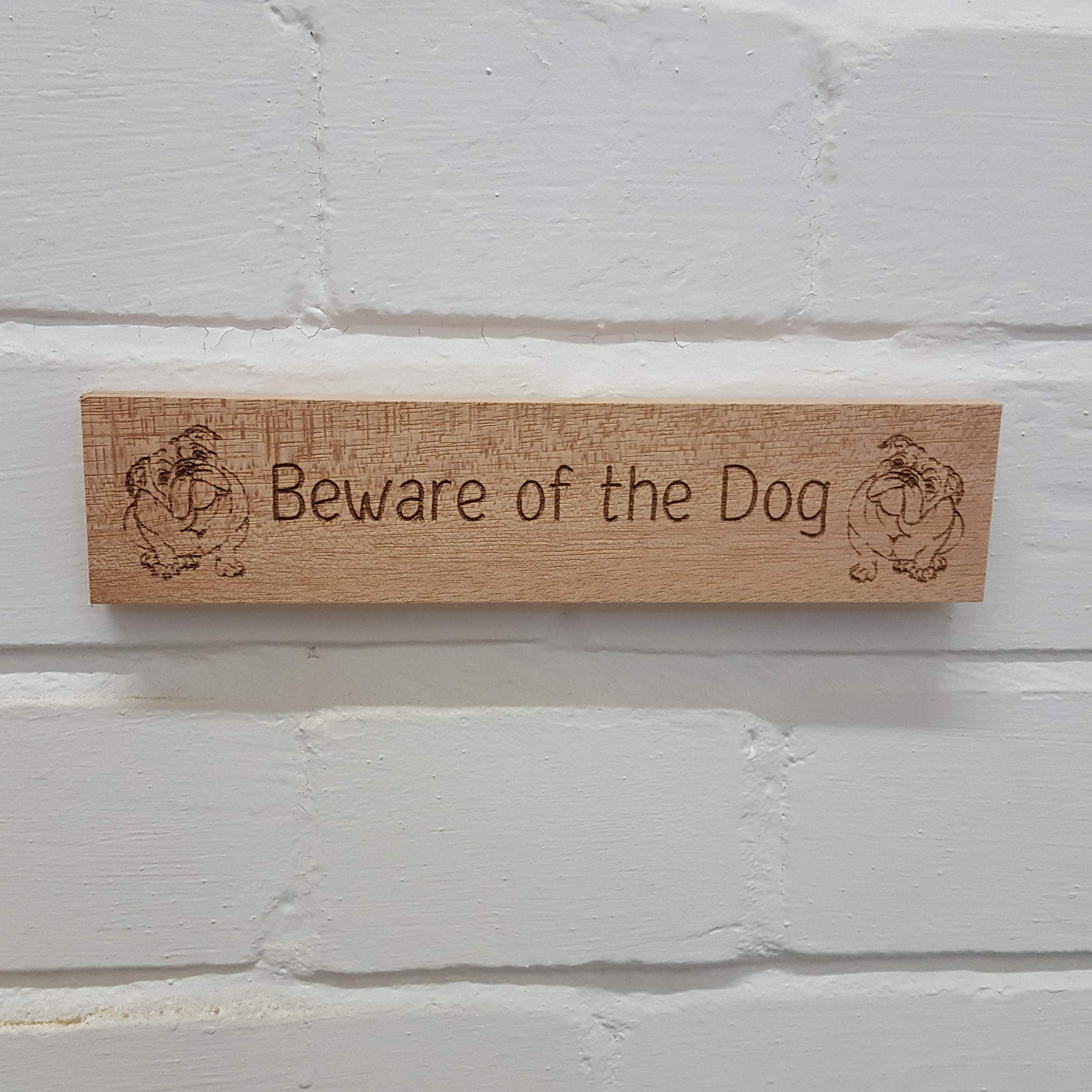 CutnCraft Designs Personalised wooden plaque/sign bespoke childs bedroom door/custom text - Dog