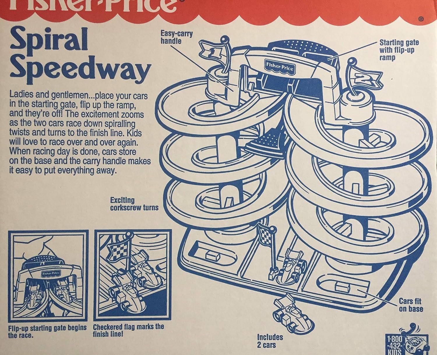 fisher price take turns spiral speedway