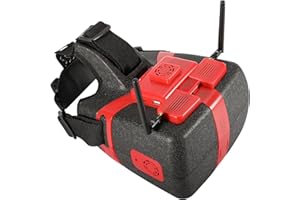 FPV Goggles Video Glasses Flysight Newest Vohd720 HDMI AV DVR RC Quadcopter 5.8G 40CH 7 Inch HD LCD Screen 1024 * 600 Headset Mavic Pro Spark Inspire 2 Phantom Drone (SMA Ant)