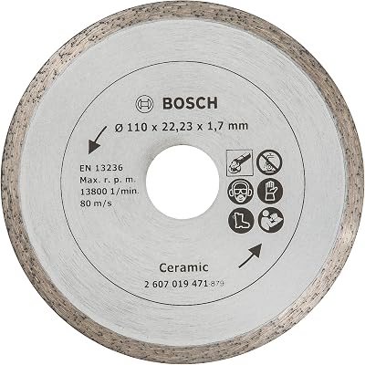 Bosch Diamond Cutting Disc 110mm for Tiles Tile Cutter