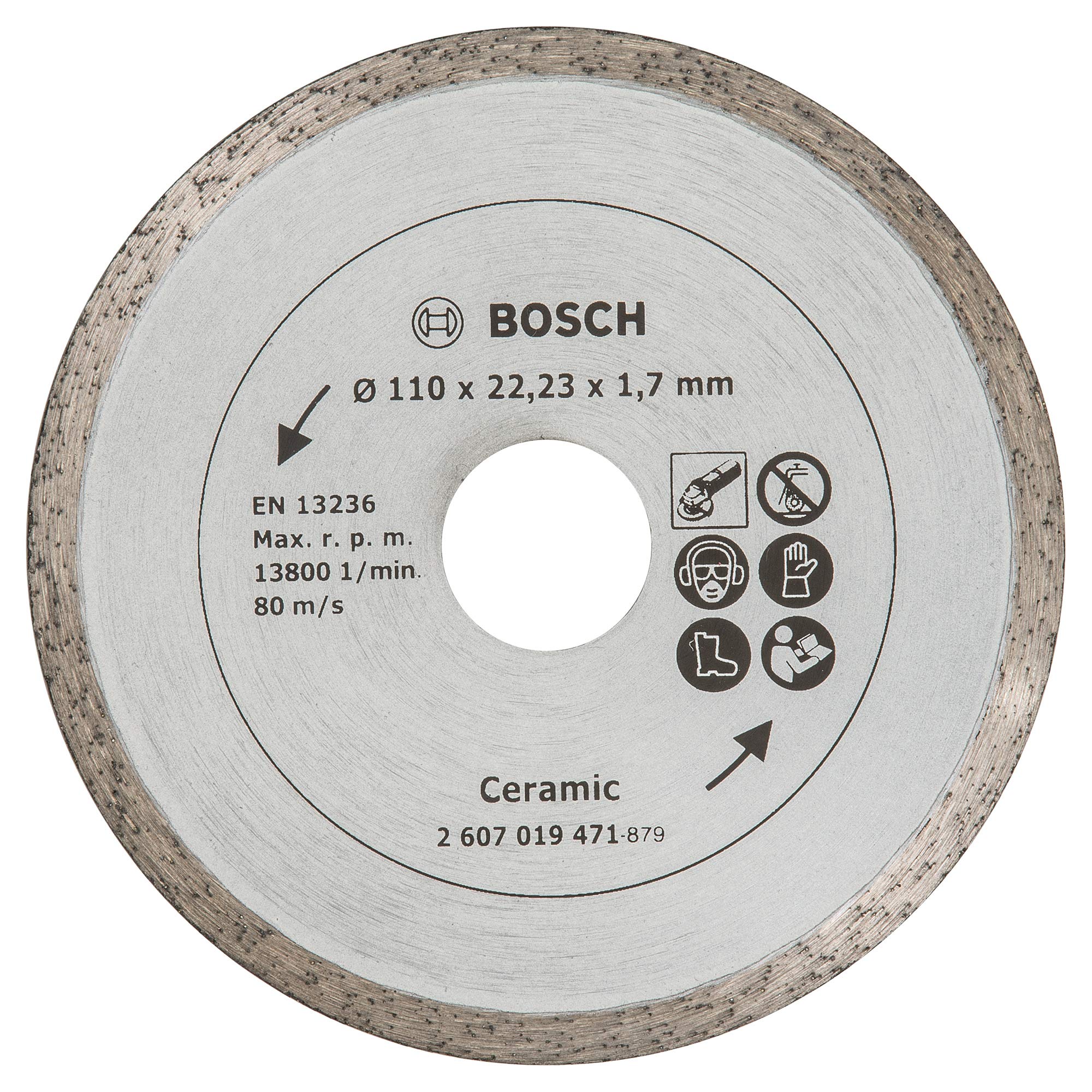 Bosch 2607019471 Diamond Cutting Disc for 110 mm Diameter Tiles