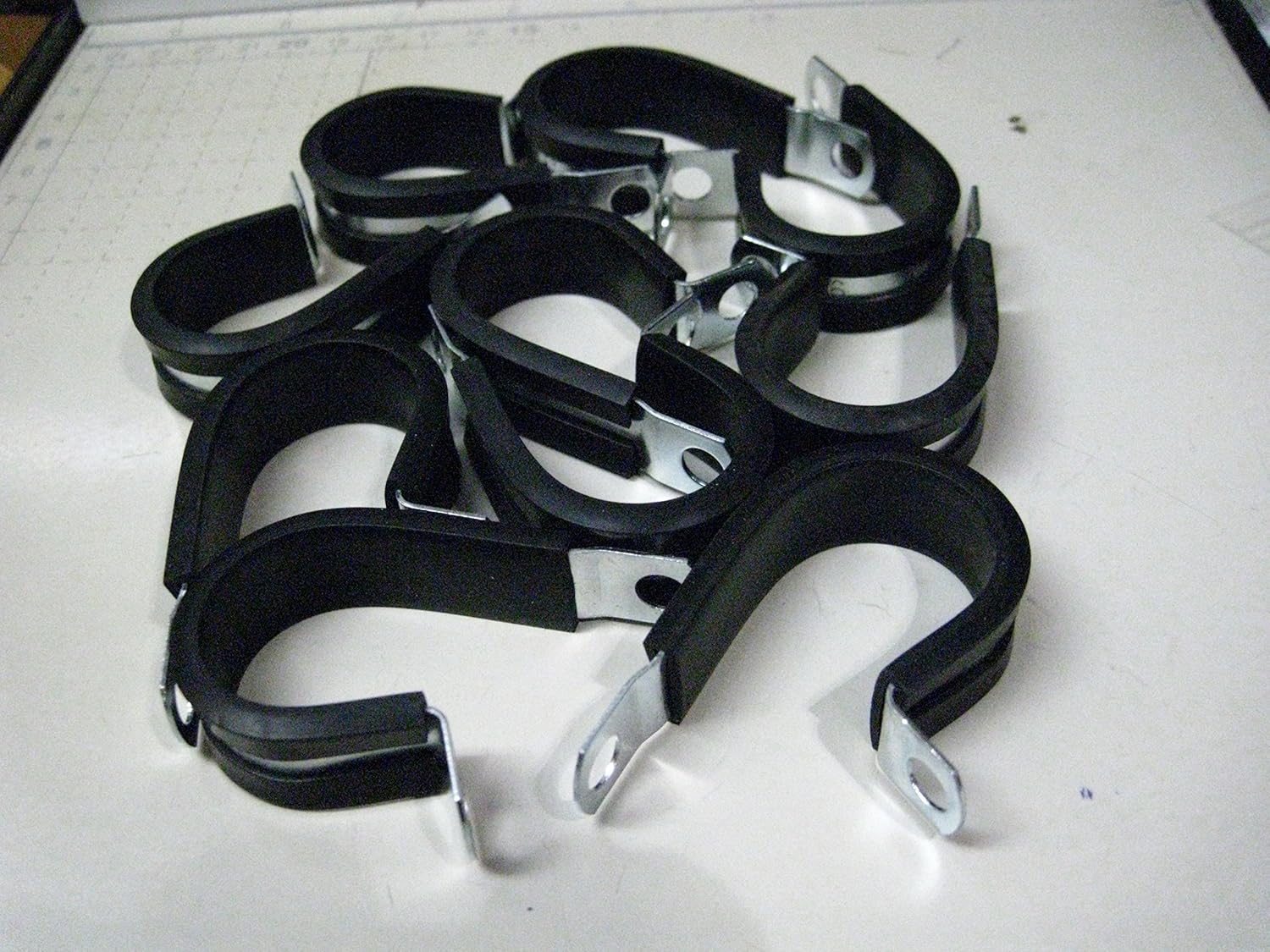 Car & Truck Ignition Systems Steel Plated Cushioned 3" Wire Loom Clamp