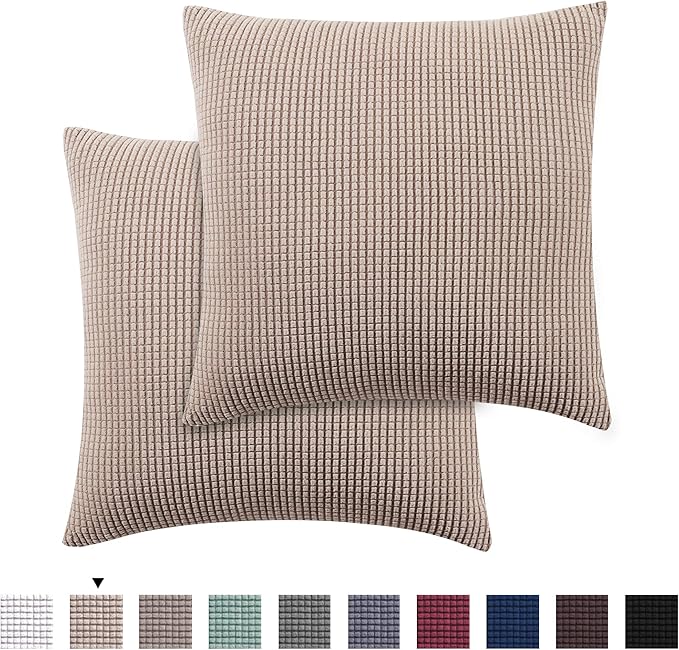 Amazon Com H Versailtex Pillows Cover 2 Pack 18 X 18 Inch Pillows