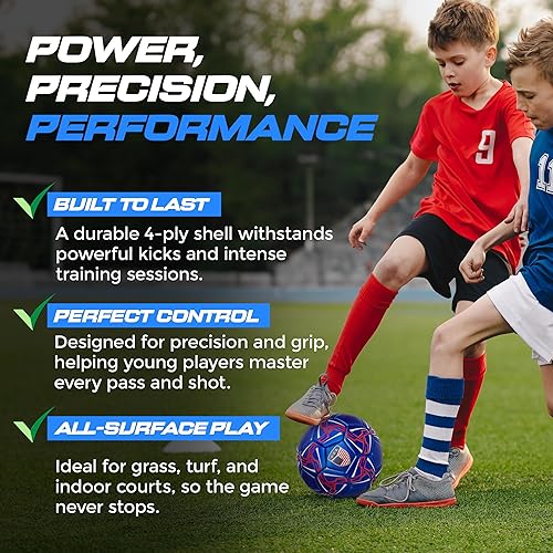 Western Star Game and Match USA Mexico Soccer Ball Size and