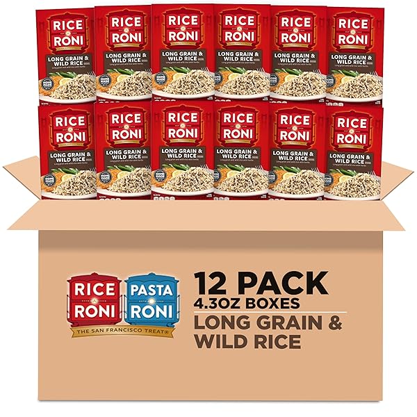 RICE-A-RONI LONG GRAIN & WILD RICE WITH HERBS,...