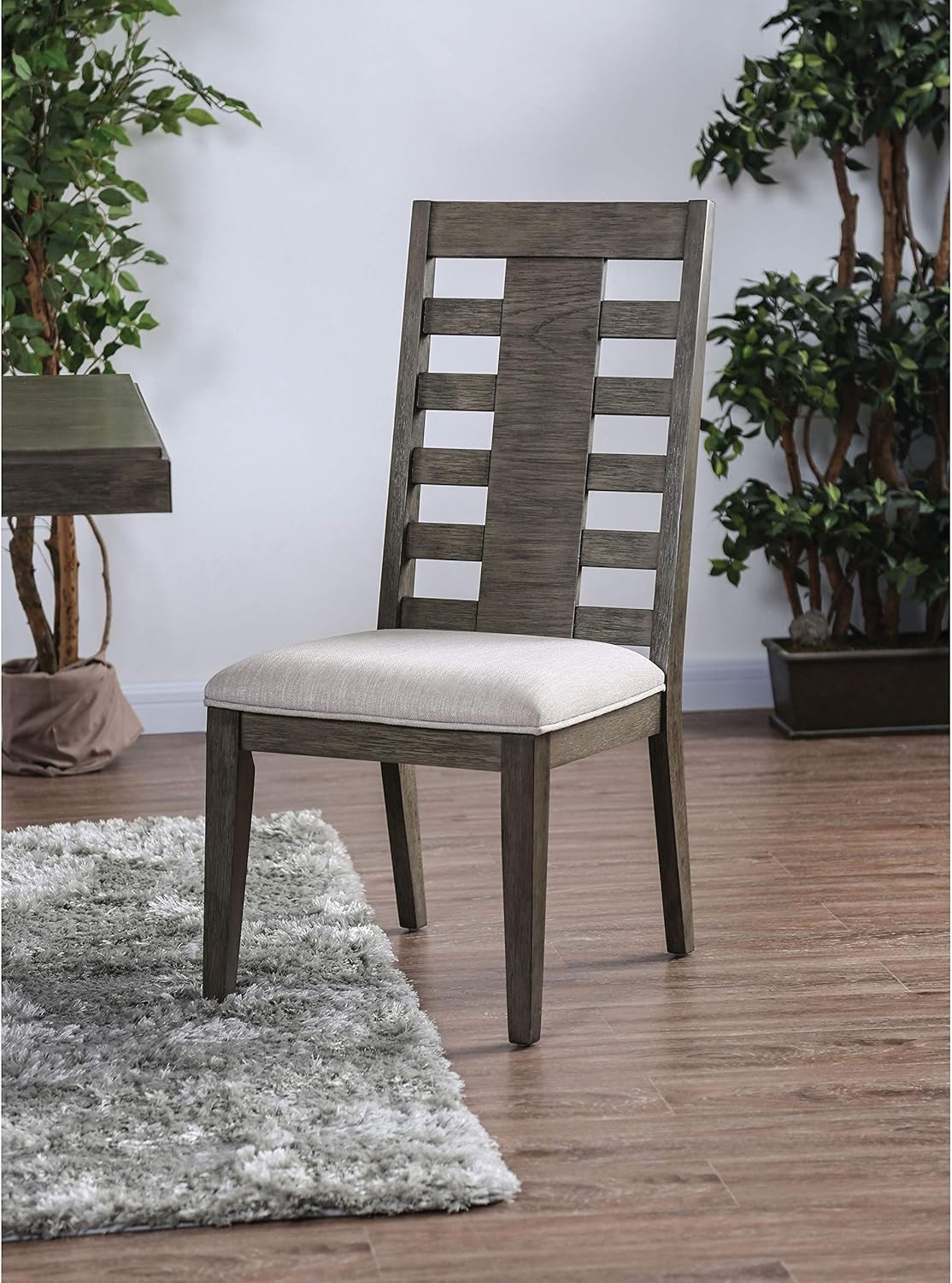 Weathered Grey Dining Chairs (Set of 2) Traditional