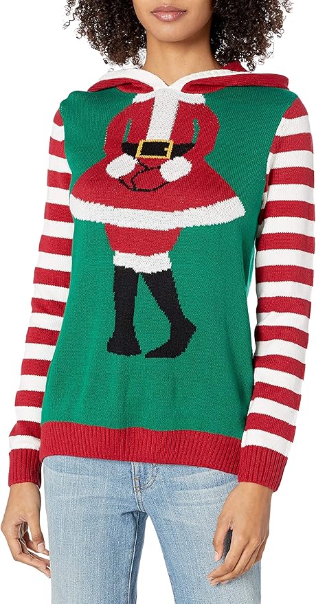 ugly christmas sweater with hoodie