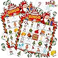 JOYIN 30 Players Christmas Bingo Cards Family Holiday Winter Party Games for Kids Adults