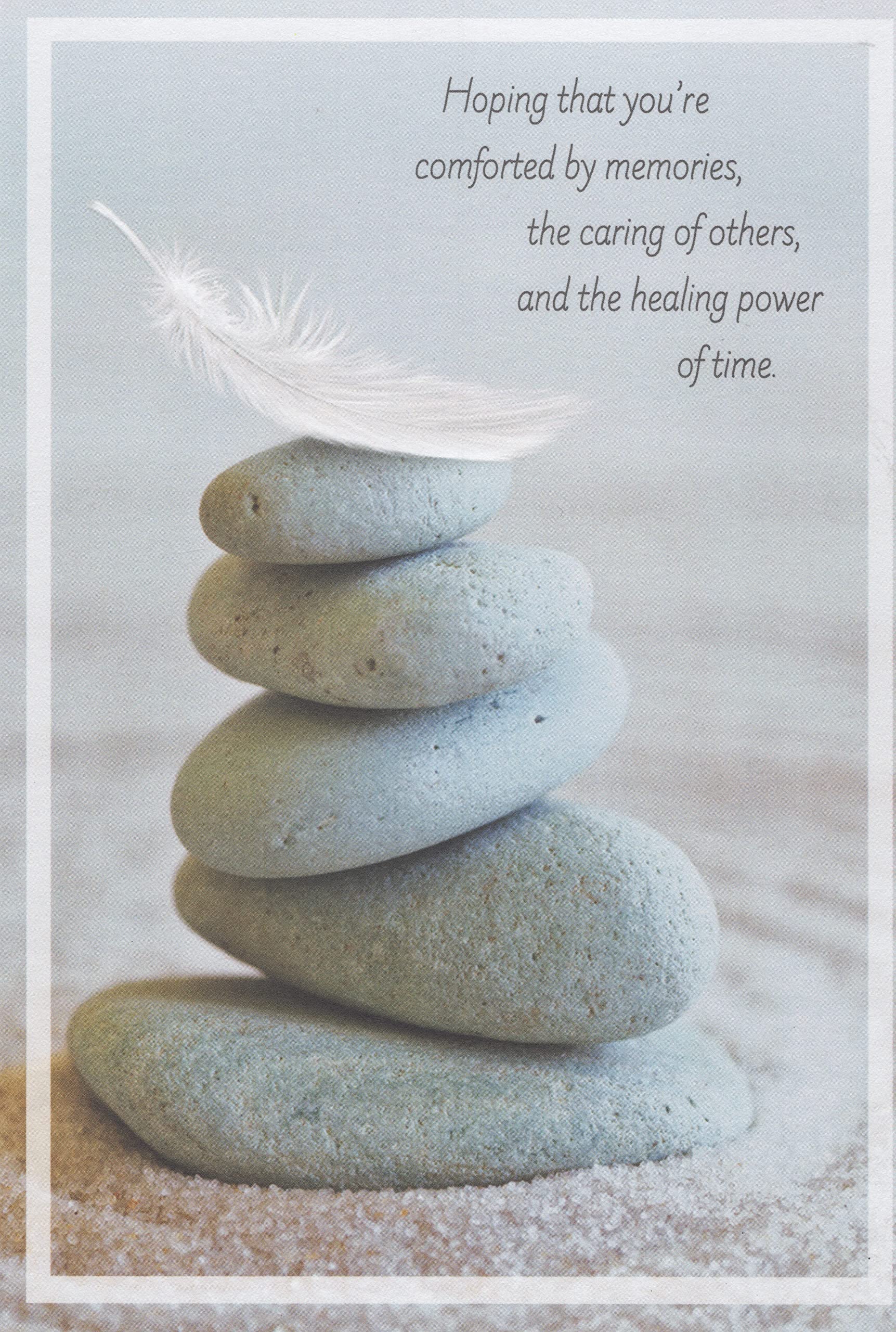 Photo 1 of Sympathy Card for Loss of a Friend, Family Member, etc. - Hoping That You're Comforted By Memories, the Caring of Others, and the Healing Power of Time. So Sorry for Your Loss