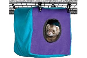 MidWest Homes for Pets Ferret Nation Cozy Cube for Ferret Nation & Critter Nation Small Animal Cages | Measures 8.5L x 8.5W x 9H - Inches