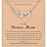 Shonyin Valentines Day Everlasting Heart Necklace for Women Girls Mother (Bonus) Daughter (Sons) Girlfriend Grandma Granddaughter Mother Daughter in Law Sister (in Law) Soulmate Wife Birthday Christmas Gifts
