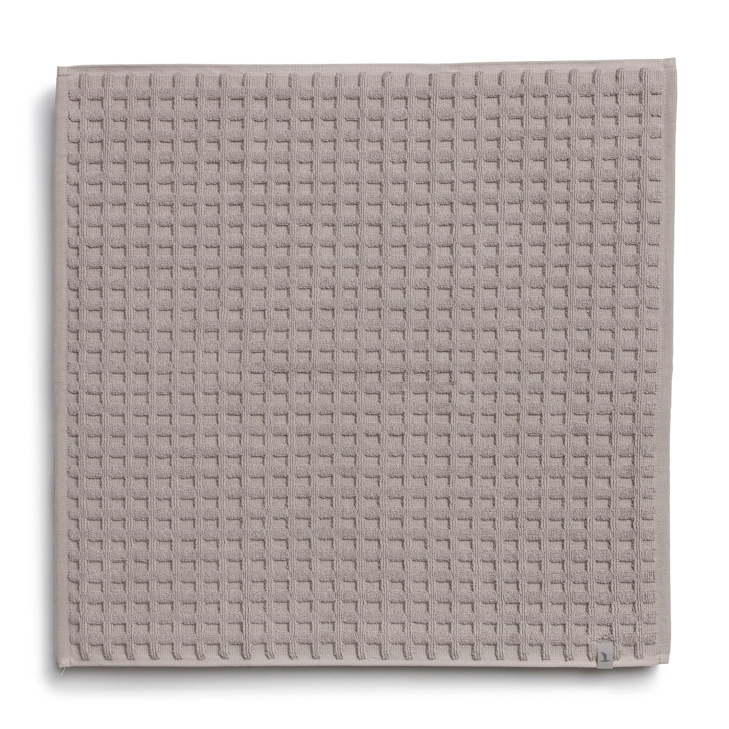Möve Piquée bath mat 60 x 60 cm, 100% cotton, cashmere