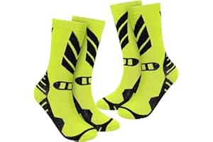 wanchel Warm Kids Ski Socks - 2 Pairs Merino Wool Skiing Socks, Winter Warm Snowboard Thermal Socks For Boys Girls Toddlers