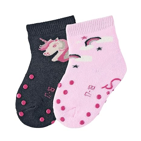 Sterntaler ABS-Krabbelsöckchen, Doppelpack, Einhorn-Motiv