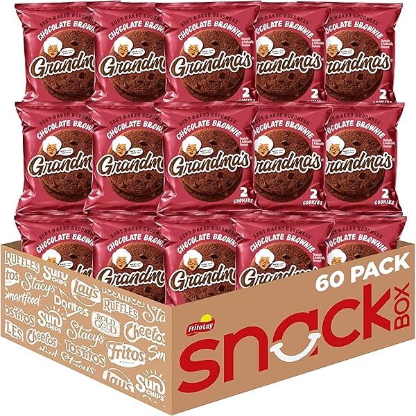 GRANDMA’S COOKIES, CHOCOLATE BROWNIE, 2.5 OUNCE (PACK OF...