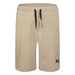 Hurley Boys' H20-Dri Pull On Shorts, Khaki, 7