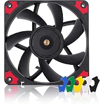 Noctua NF-A12x25 PWM chromax.black - Ventoinha 12cm, Almofadas