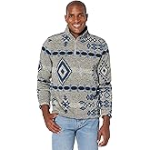 Lucky Brand Women's Mock Neck Half Zip Los Feliz Southwestern Print Fleece