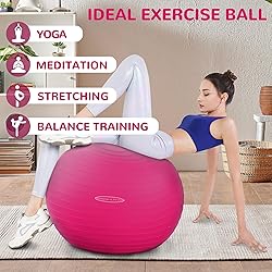 Fitvids Anti-Burst and Slip Resistant Exercise Ball