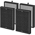 KF250 Replacement True HEPA Filter, Compatible with Kenmore 1200e Series Air Purifier PM2010, for Rooms up to 1,500 Sq. Ft. 3-in-1 True HEPA Filter, 4-Pack