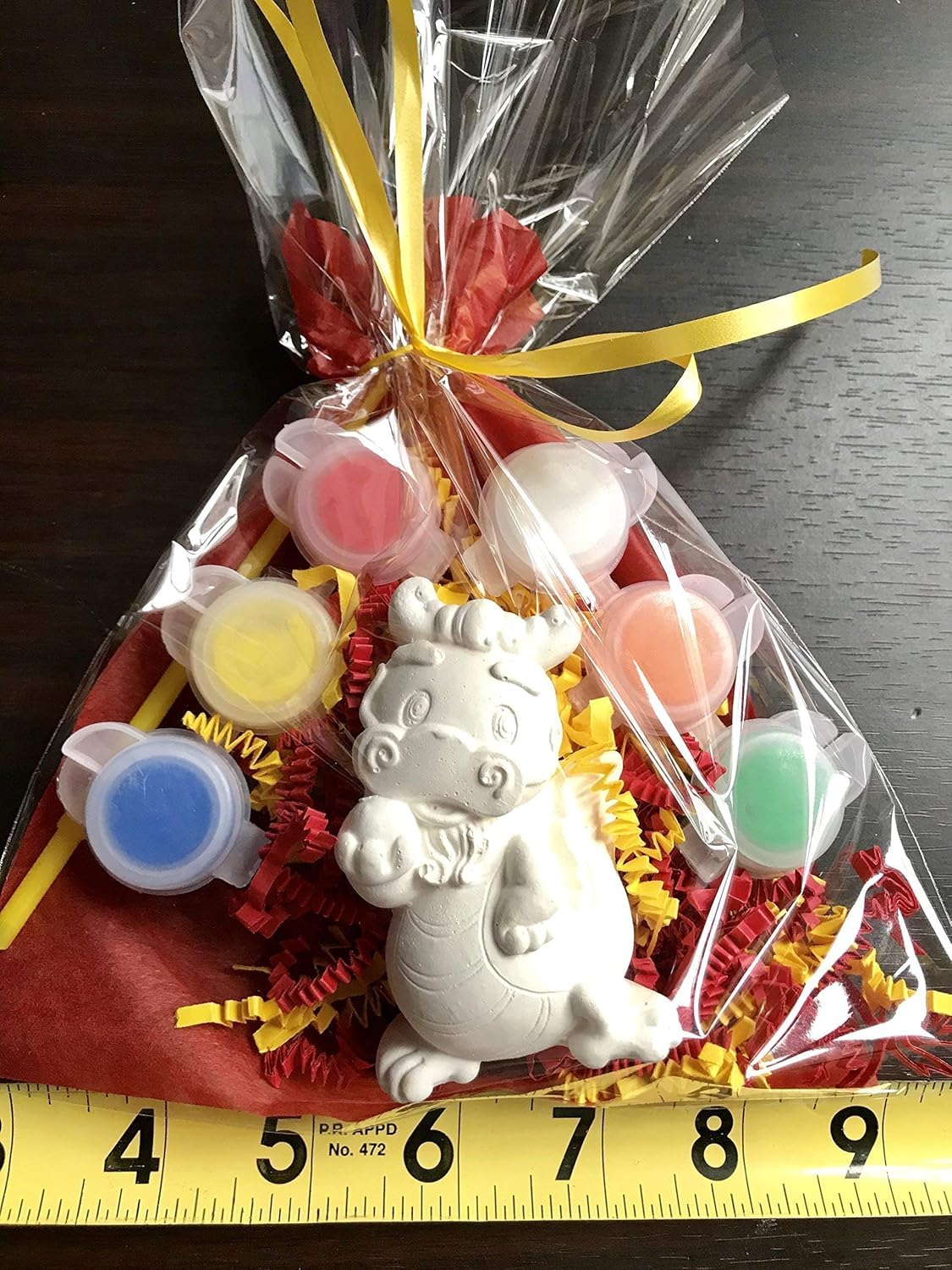10 CHINESE DRAGON party favors to paint. Boys, girls party
