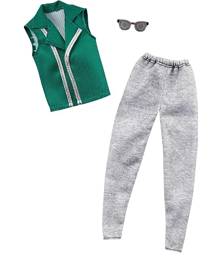 Barbie Ken Karriere Fashion Pack - Basketball-Spieler Outfit (Shorts + Tank Top) Mit Trophäe - Neu GRC69