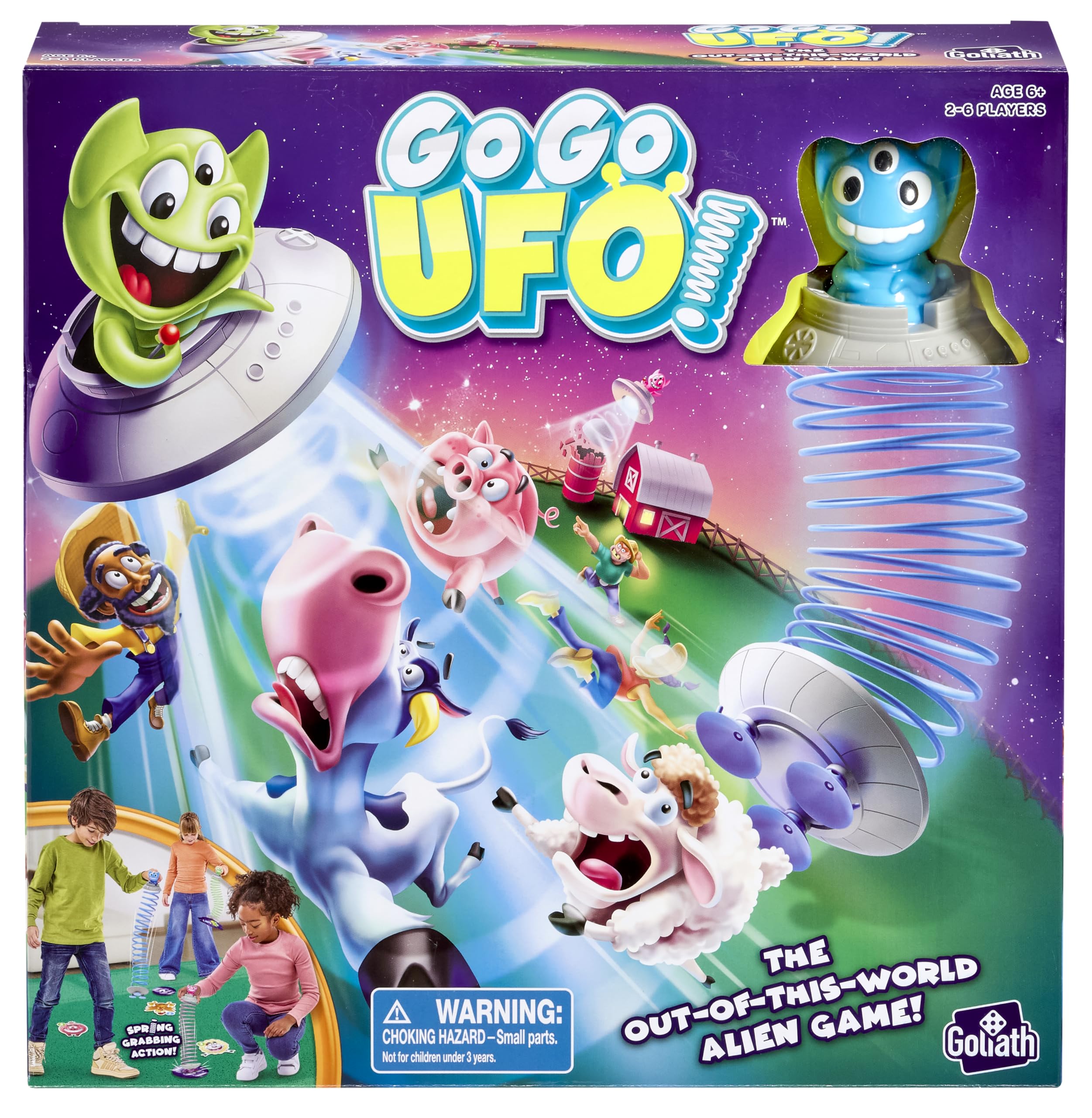 Goliath Go Go UFO - TABLETOP_GAME, for ages 6 and up