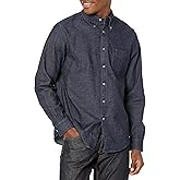 Brooks Brothers Men's Long Sleeve Button Down Denim Stretch Sport Shirt