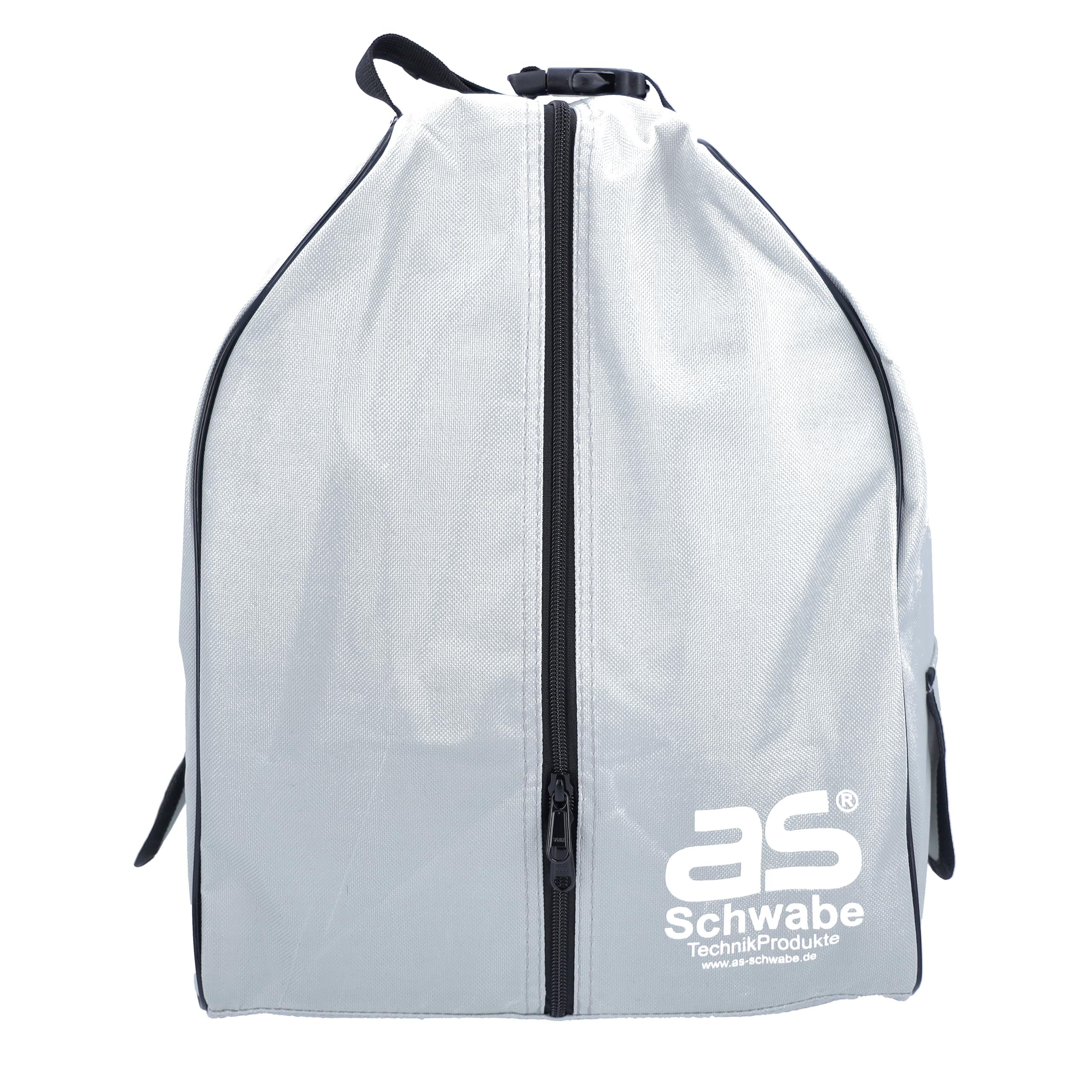 AS - Schwabe Camping Cable Drum Bag 39 x 33 x 21 cm - All Weather Protection Bag with 2x Pre-Cut Cable Openings - Rain and Dirt Protection - Grey I 12279