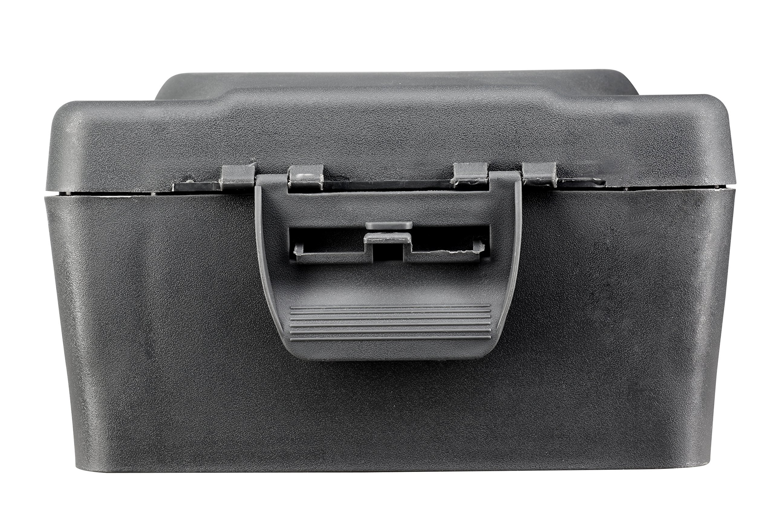 Masterplug WBXBFG10B Outdoor IP54 Weatherproof Box with 13amp 4 Socket 10m Extension Lead - Black