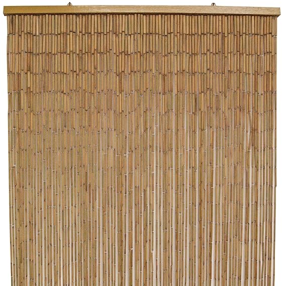 Bambus Holzschnur Trvorhang / Perlenvorhang  180 X 90 Cm  Mehrfarbig,  Mit sen, Fr Trrahmen, Innen- Und Auenbereich, Von Provence, NEU