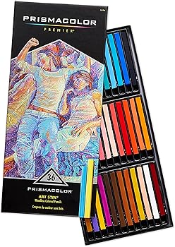 Prismacolor Premier Art Stix Woodless 36 Colored Pencils