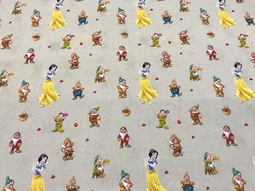 tela de disney BLANCANIEVES 100% popelina algodón: Amazon.es: Hogar